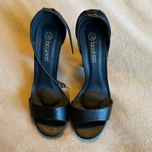 Boohoo 5” Block Heel with Ankle Strap